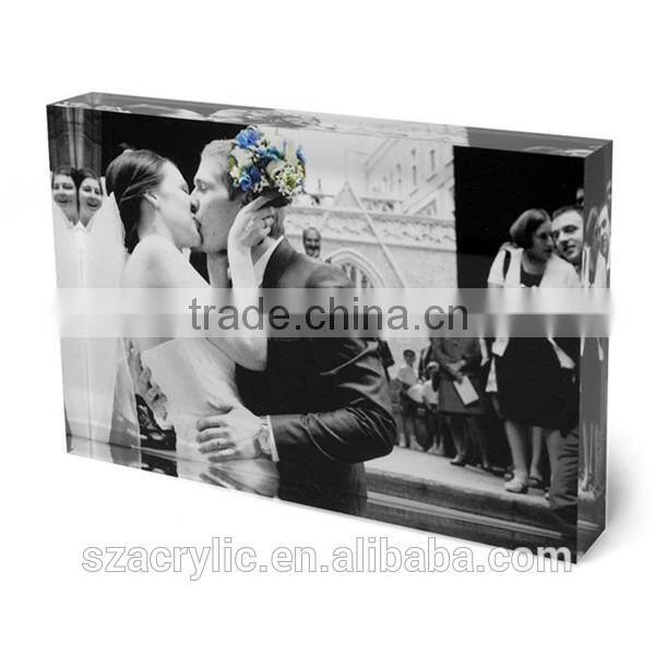 4*6 acrylic love photo cube frame