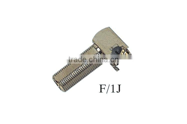 Nickel Tin Glod Plating 75 ohm f female bulkhead connector for pcb mount