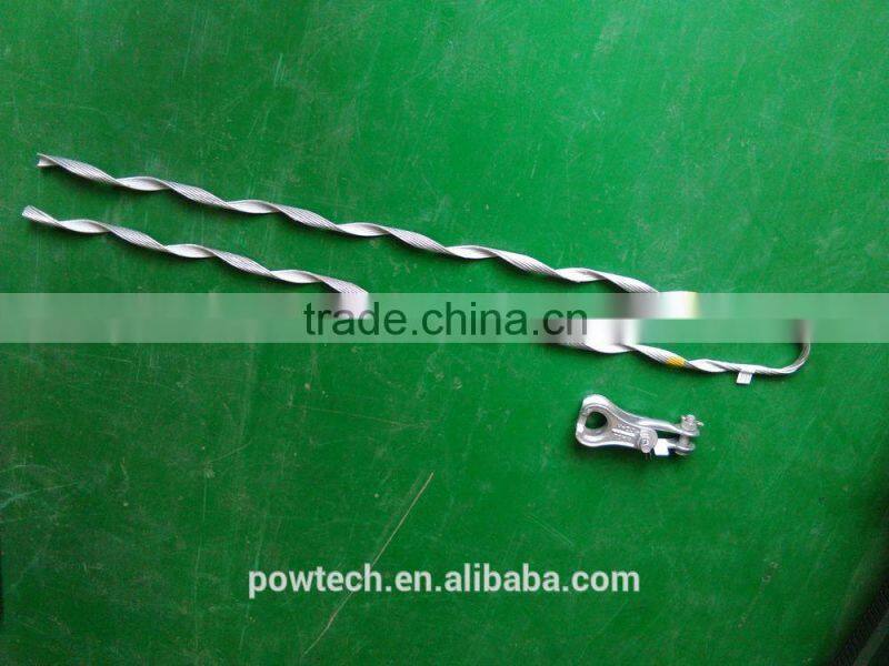 ADSS cable tension clamp 200m span (One amour rod)