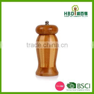 High quality bamboo pepper mill wholesale