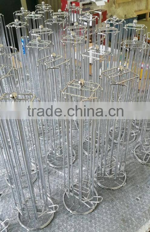 Customized wall mounted Stainless Steel Coffee Capsule Holder 24 pod storage