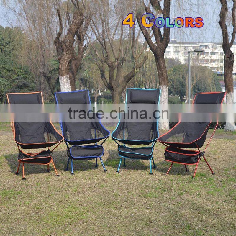 portable folding ultralight beach chair with pillow