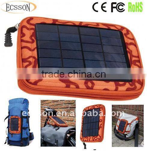 2200mAh Hotsale solar charger bag for camping