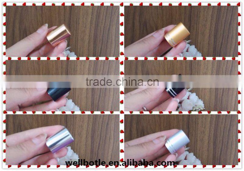5ml 10ml 15ml clear amber blue glass roll on bottle for perfume
