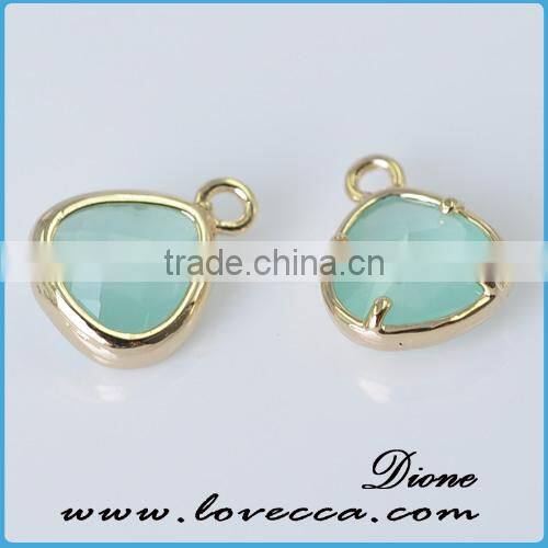 Guangzhou Hot Selling Fashion High Quality Jewelry Making Accessories Glass Stone Pendant