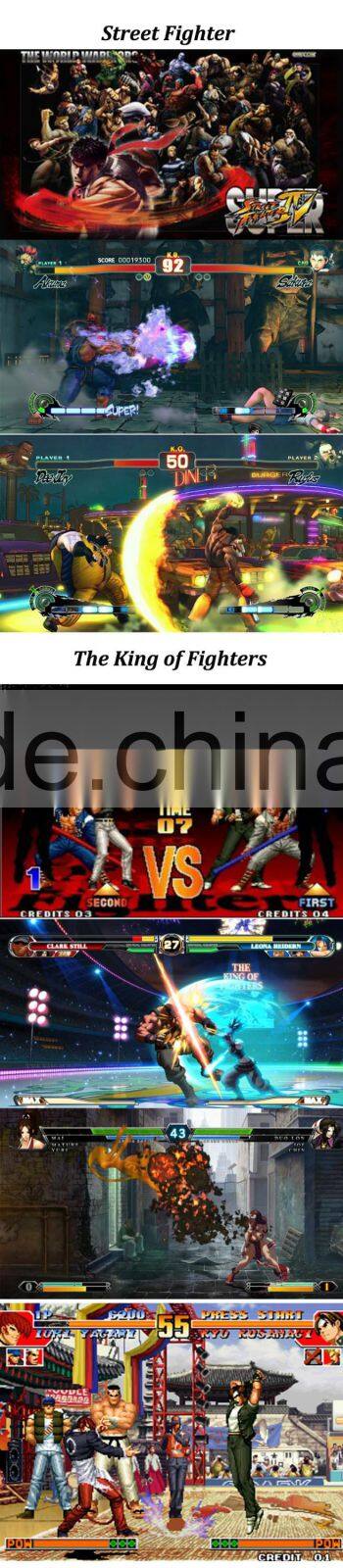 ABY 8 direction game rocker Fighting Stick Arcade Joystick Turbo Function eight Action Buttons Compatible for PC PS3