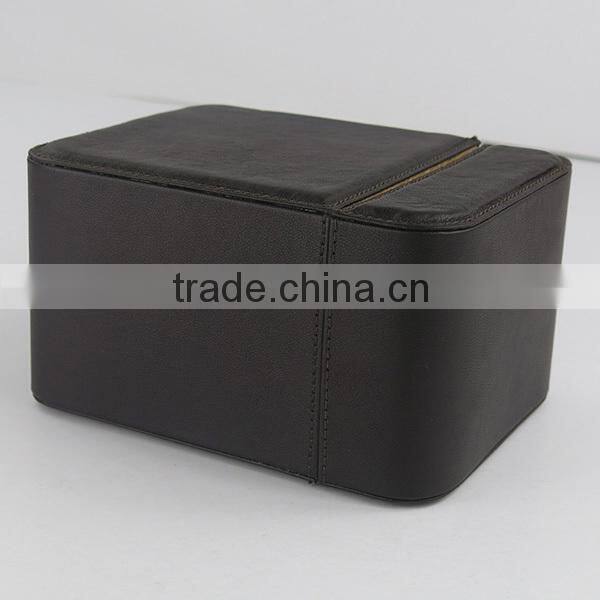 Fashion Wooden Leather Watch Box For Men