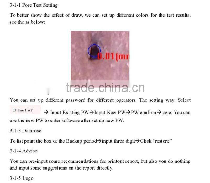 hot sale visia skin analysis machine HT-907