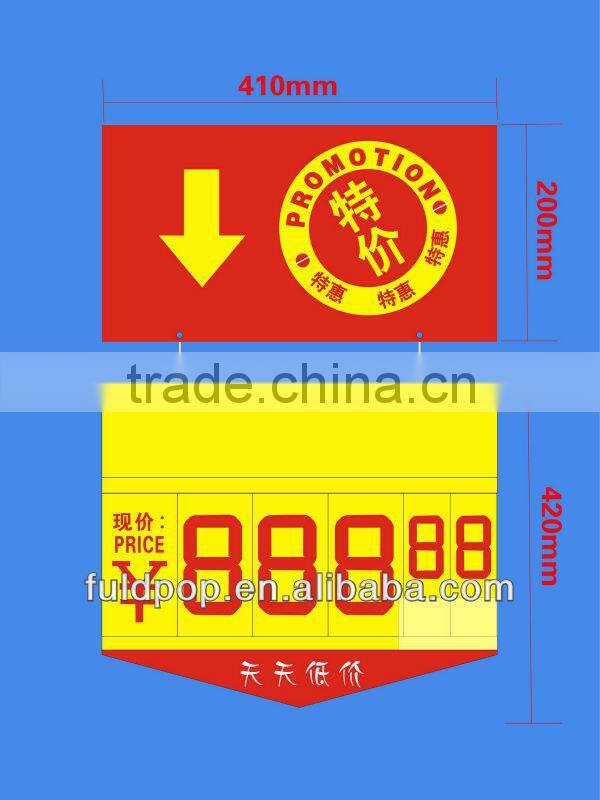 advertising sign holder for price sign