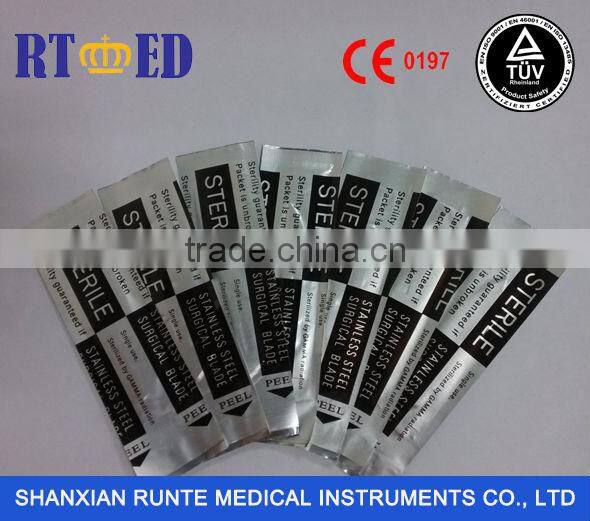 Sterile Surgical Blade in Stainless Steel