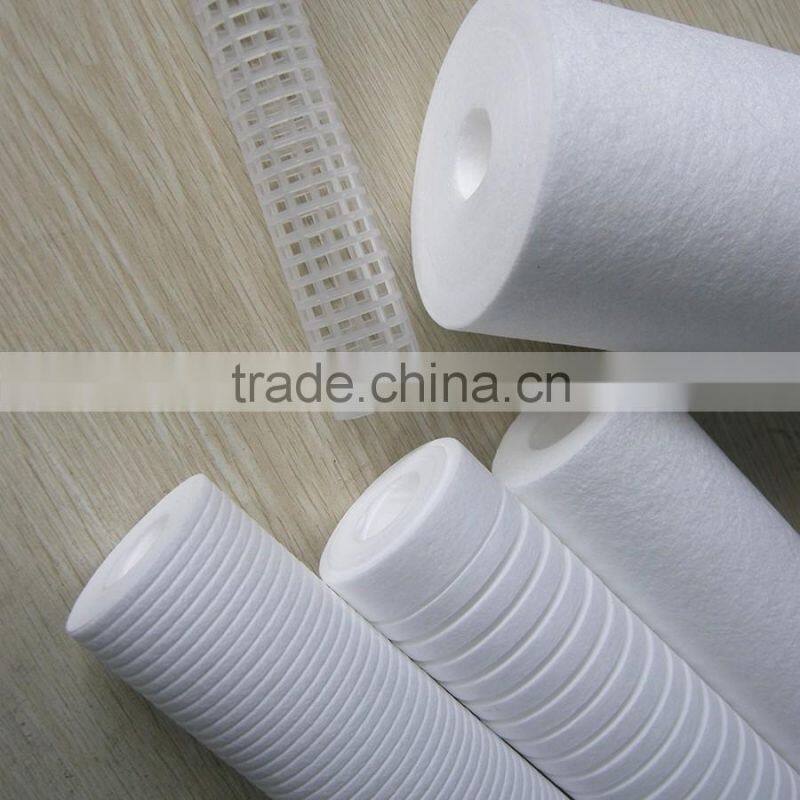 10"PP Melt Blown water filter Cartridge, big groove-CPPX spun sediment cartridge filter