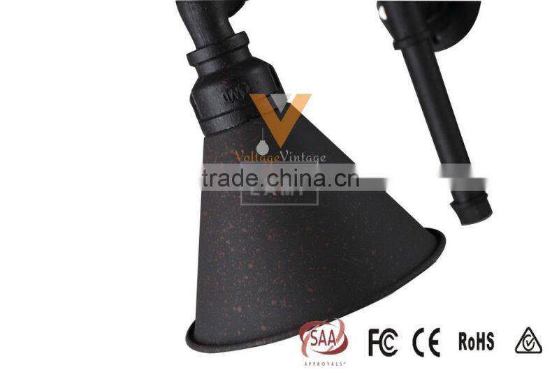 Manufacture Contorted Sconce vintage hallway edison industrial pipe wall lamp light wall sconce
