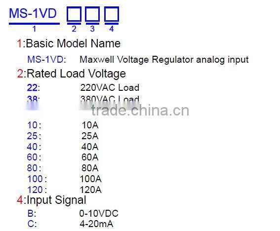 220V 4-20mA Control SSR Relay Analog Input