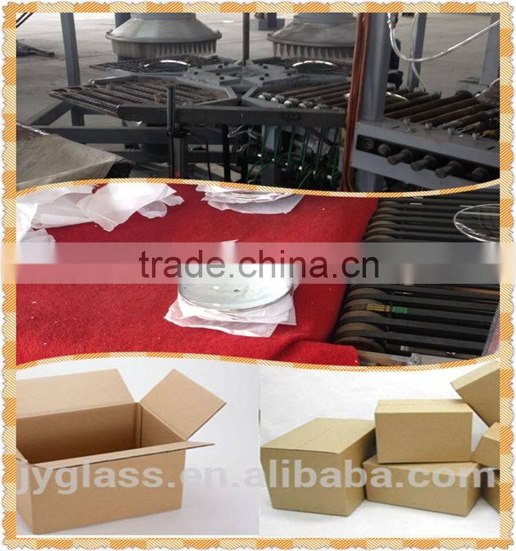 clear round tempered glass lid for pan