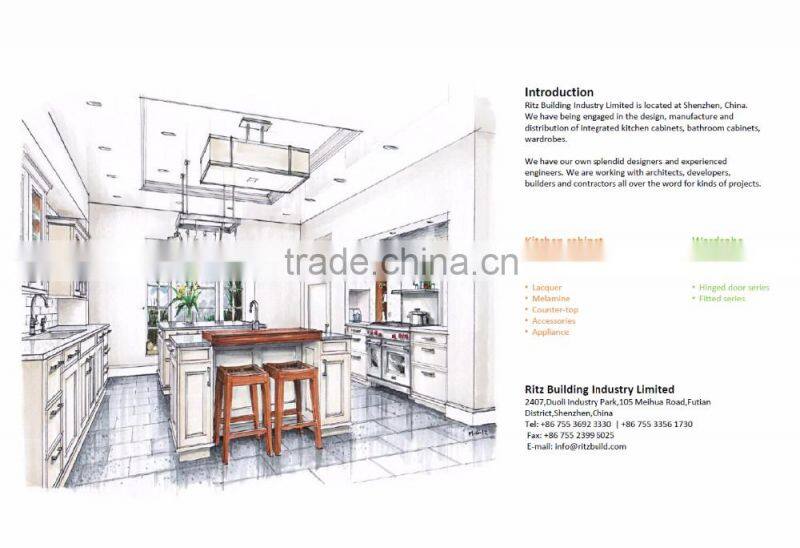 Latest Kitchen Furniture, Wood Kitchen Cabinet With Kitchen Counter top, Cheap Kitchen Cabinets