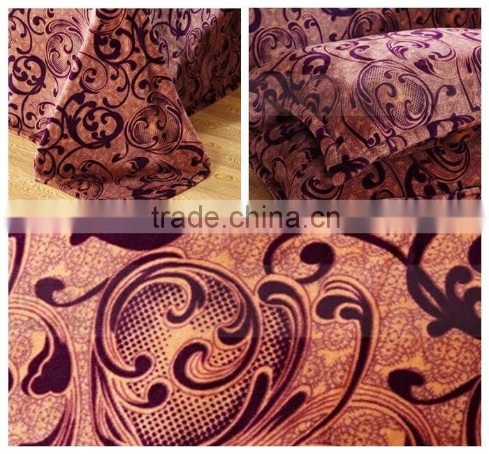 2015 wholesale printed bed flannel blanket,mexican blankets