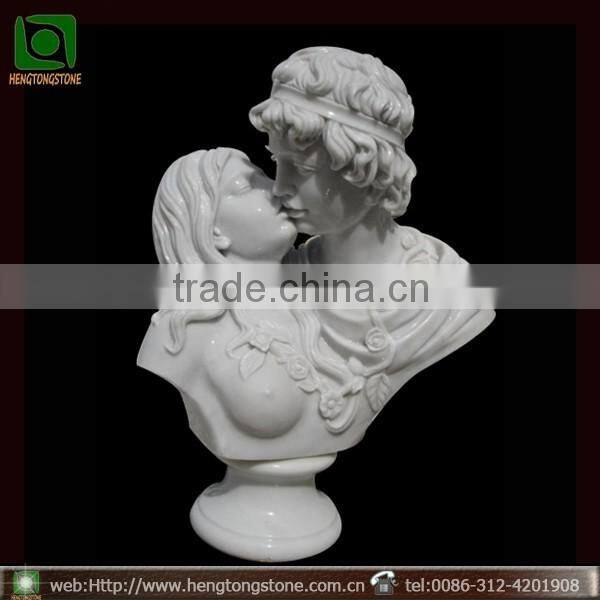 Boy And Girl Bust Sculpture