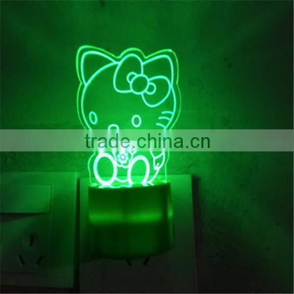 Timely service kids home table lamps acrylic led night lights
