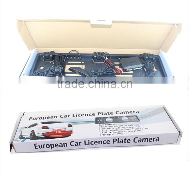 led car parking sensor ,new design License Plate Frame parking sensor,reverse radar XY-5202L