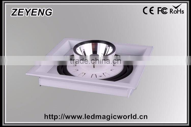 Modern kitchen design square led cob ceiling down light / 20w cob led downlight / Led downlight kits uk