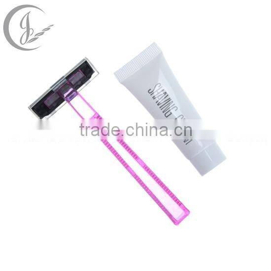 China Supplier Disposable Hotel Bath Shaving Kit with Best Quality Hotel Razor Kit