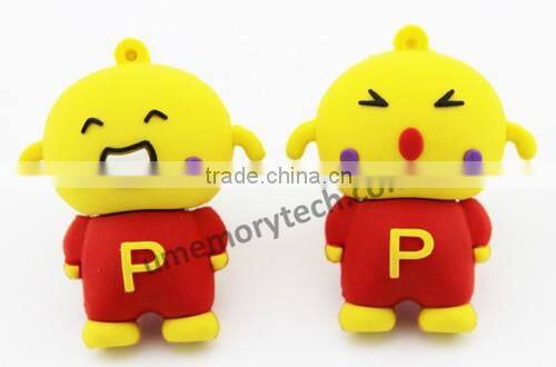 2016 PP Ap cute doll zip drive to usb2.0 thumb usb 1gb 2gb 8gb 16gb