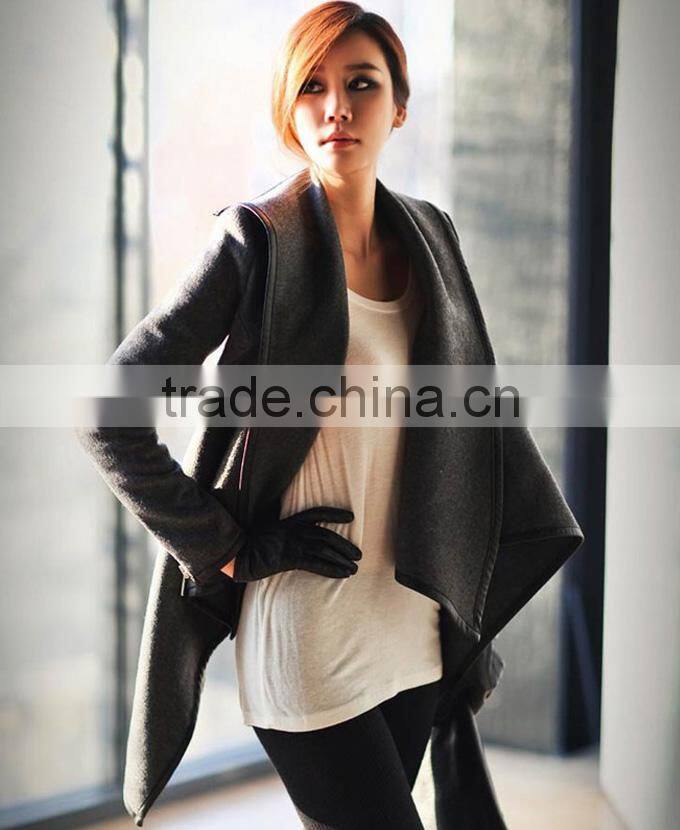New Women Warm Wool Slim Long Trench Parka Peacoat Outwear Overcoat Coats Jacket