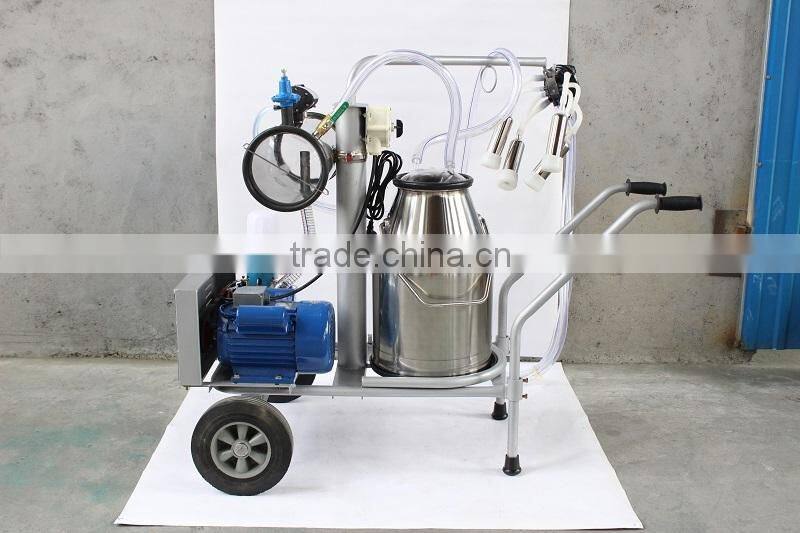electric single cow portable milking machine