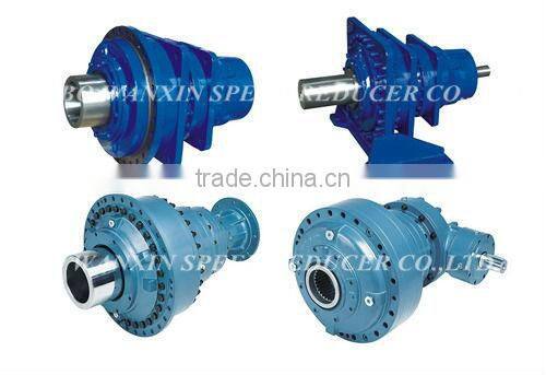 p series electric motor planetary helical high quality gear reduction