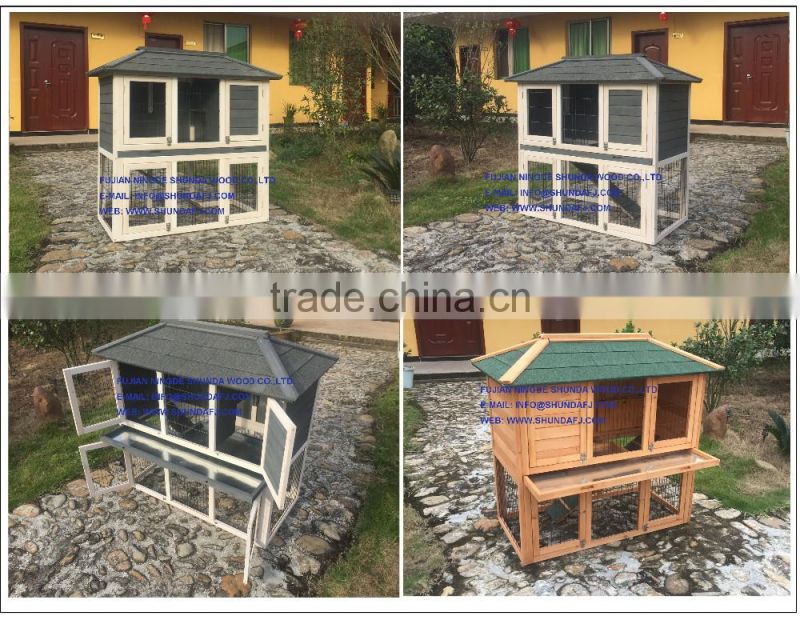 SDR028 wholesale wooden rabbit house