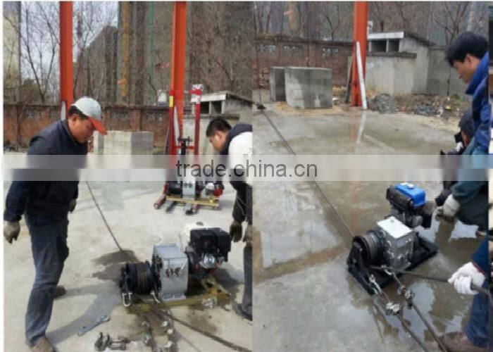 1 Ton Portable Trailer Winch With Honda Engine