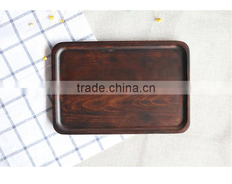 Custom fashion wooden serving tray for food
