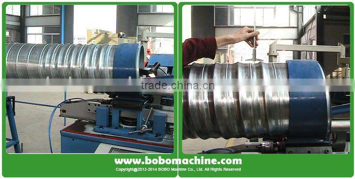 Spiro duct machine