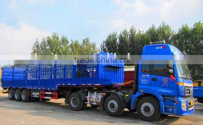 fence semi truck trailer used for livestock transport truck trailer