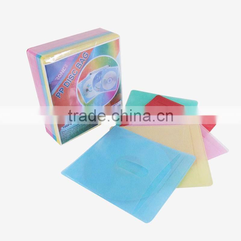 Guangzhou RONC Wholesale 5 Colors Cheap CD Sleeve, CD DVD Plastic Sleeve