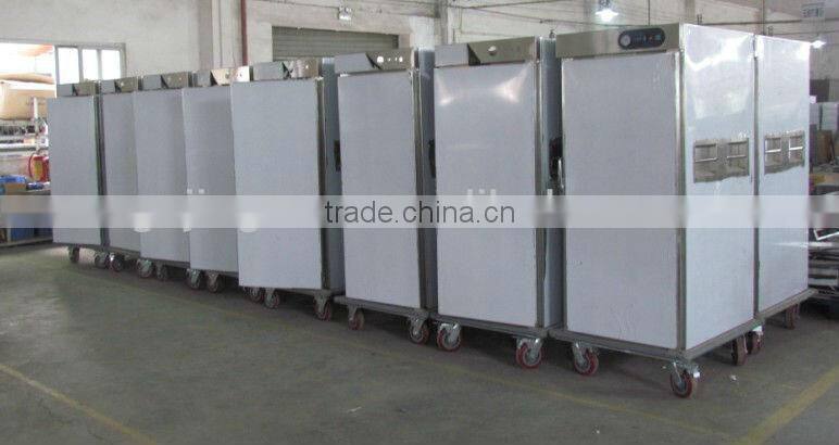 stainless steel Food Warmer Cart with cabinet in hotel DH-22