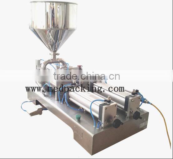50-500ml Stainless Steel Piston Double Heads Paste Filling Machine,Honey Stick Sacue Filling Machine