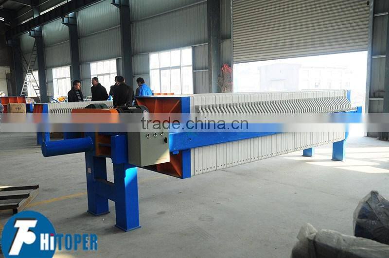 Mechanical compress filter press treatment waste oil and waste water