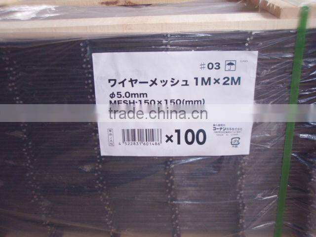 Steel industrial galvanized welded wire mesh panel