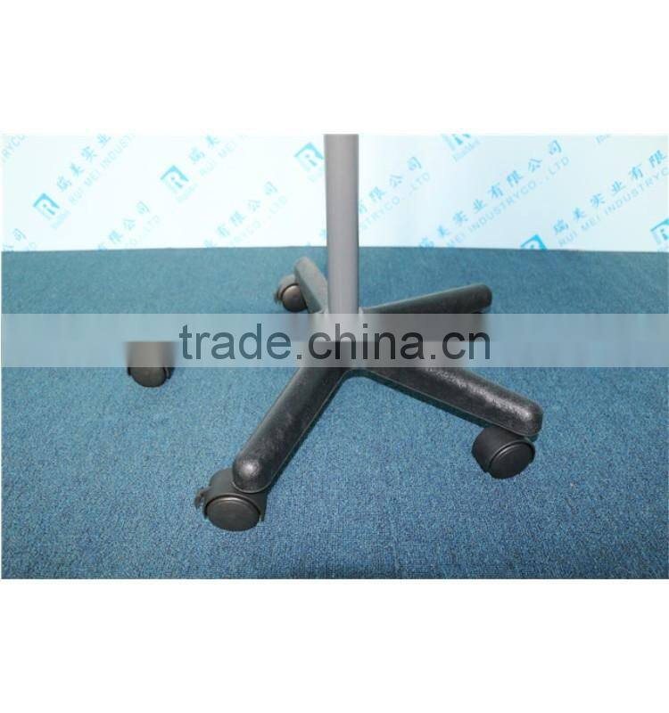 Free-standing 360-degrees 4-side rotating wire grid display rack