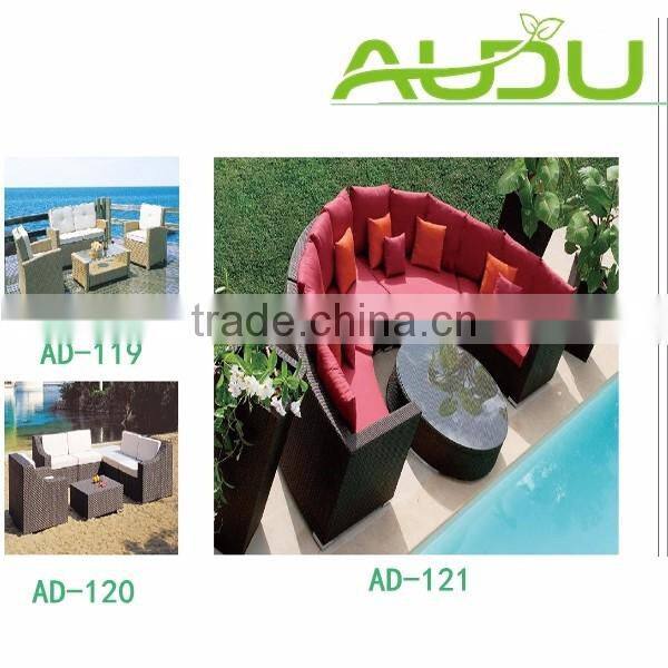 Audu Rattan Outdoor Furniture/Wholesale Rattan Wicker Furniture/Cheap Poly Rattan Furniture
