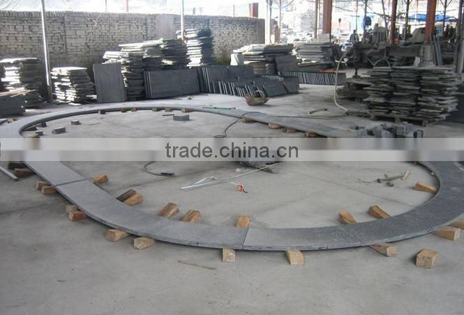 black basalt swimming pool tile