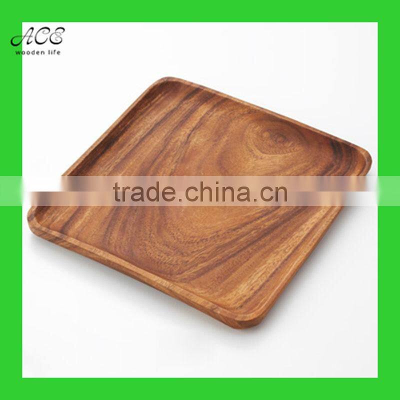 Custom acacia tray Acacia wood plate