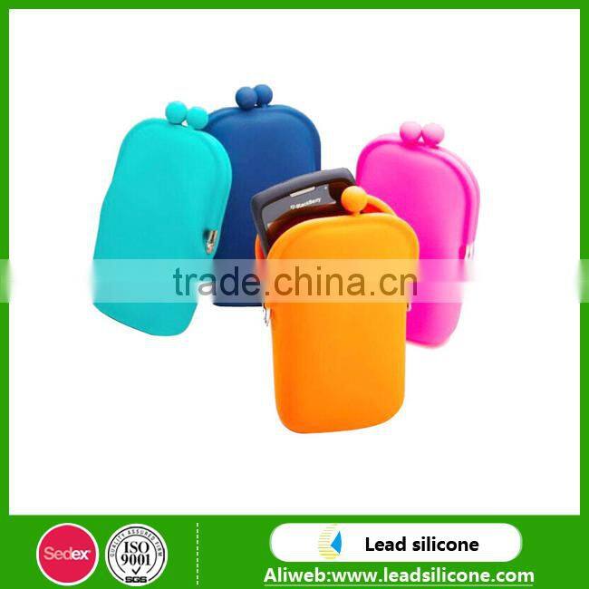 Candy Color Silicone Coin Purse, Silicone Pen Bag,Cosmetic Bags