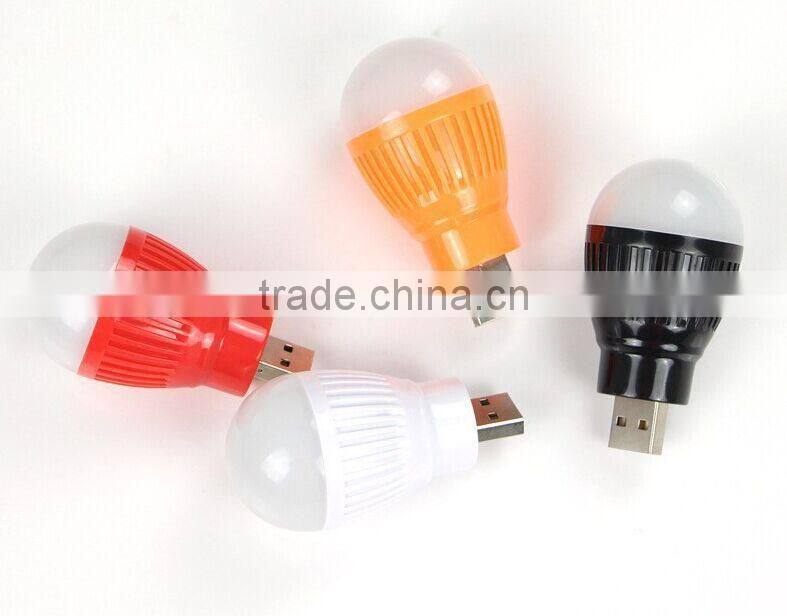 Wholesale USB LED Light Portable Mini USB Flashlight Super Bright Mini USB LED Bulb