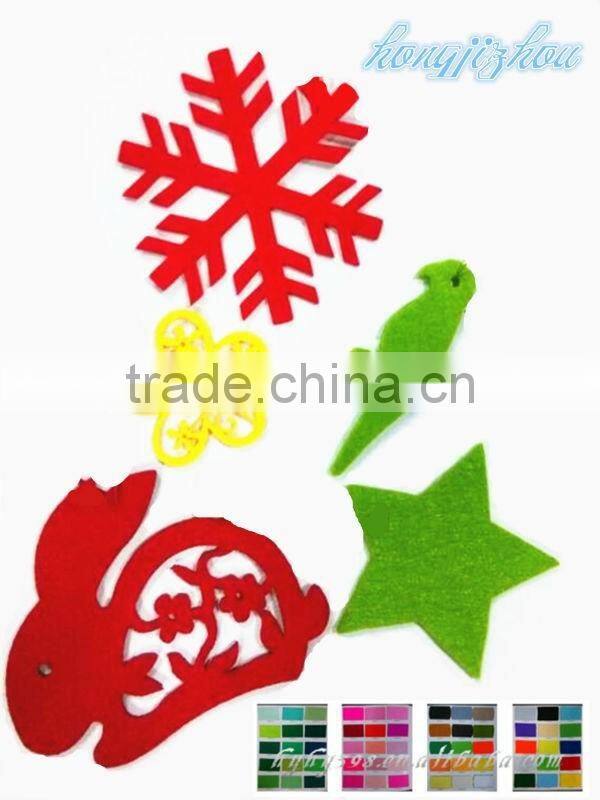 15072701 Hot sales! christmas hanging felt decor for tree ,custom order welcomed felt decor