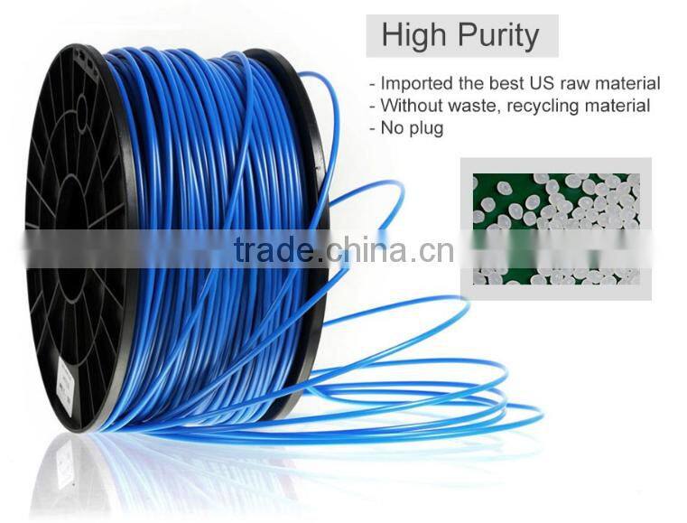 China Factory Cheap 3D Printer Filament 1.75mm/3.0mm ABS PLA Filament For Wholesale
