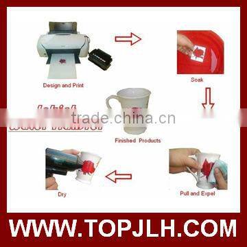 Chinese supplier new products water slide decal transfer paper for ceramic