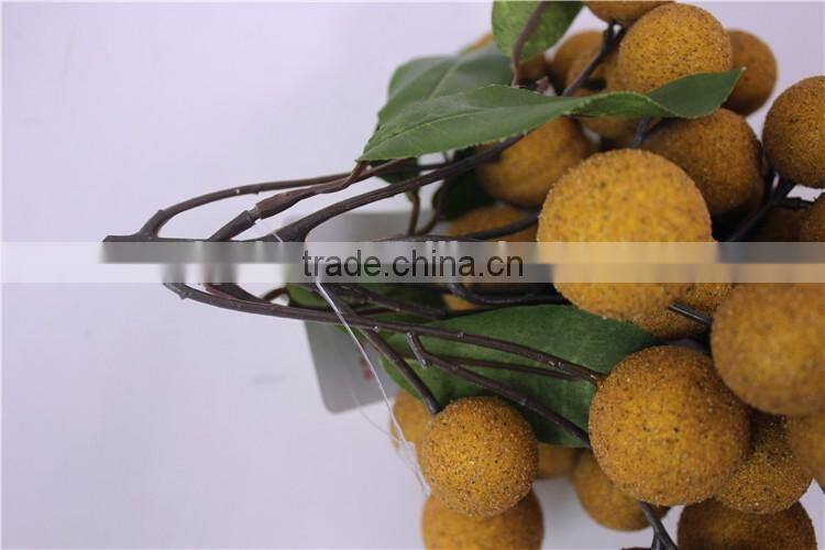 plastic fruit decoration artificial longan Chinese characteristic fruit