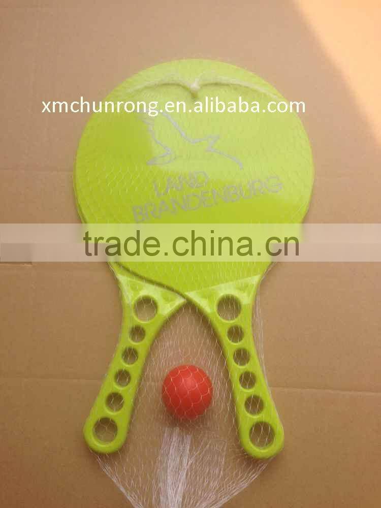 Plastic Beach Racket Set with ball